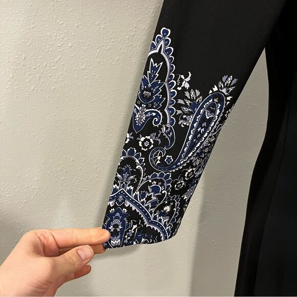 WHBM rhinestones embellished long sleeve midi dress - Picture 4 of 12